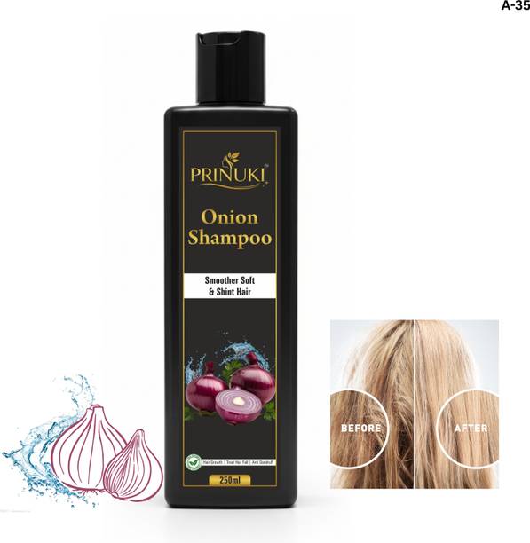 Prinuki Onion Shampoo with Plant Keratin and Biotin