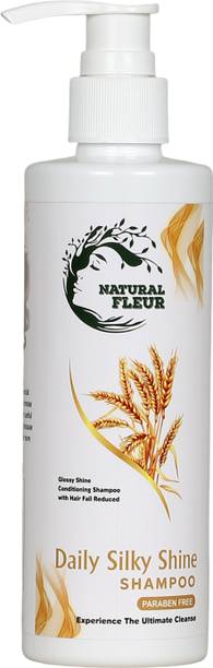 NATURAL FLEUR DAILY SILKY SHINE SHAMPOO Contain Wheat Protein and Paraben Free Shampoo 250 ml