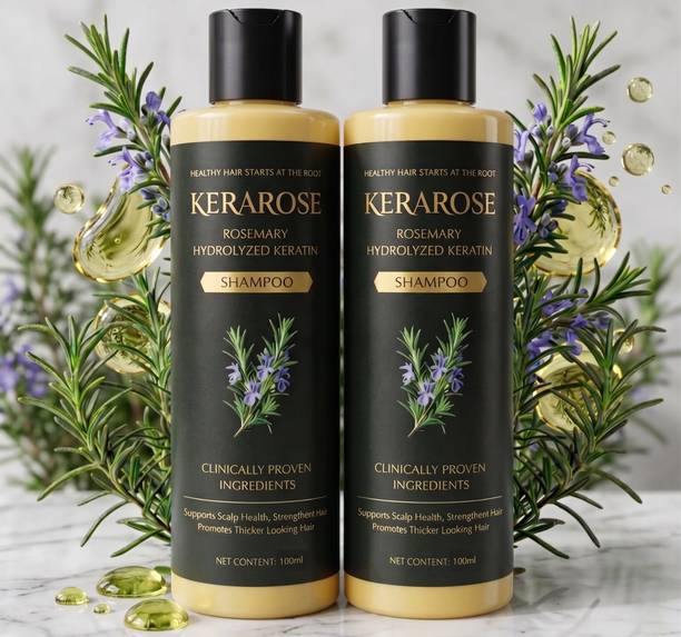 KRISHNAVI Rosemary Shampoo for Hair Growth & Hair Fall Control | Deep Scalp Cleansing