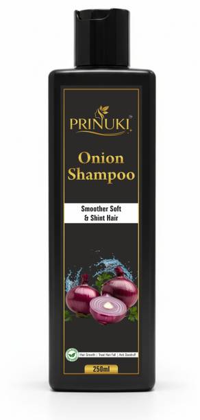 Prinuki Onion Shampoo for Growth & Hair Fall & Anti-Dandruff | Onion & Plant Keratin