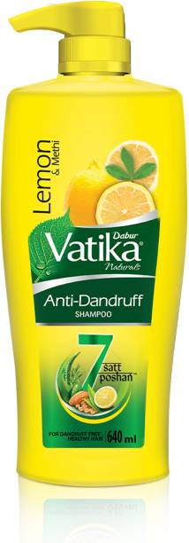 DABUR VATIKA Lemon Anti-Dandruff Shampoo, Reduces Dandruff from 1st wash