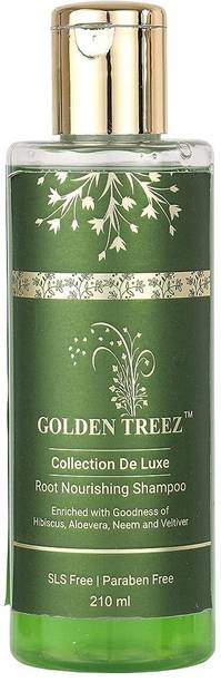 Golden Treez Root Nourishing Shampoo Natural Hair Shampoo Hair Shampoo for Men and Women