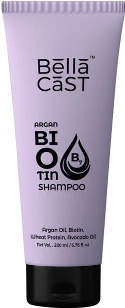 BellaCast Argan Biotin Shampoo with Wheat Protein and Avocado Oil, Deep Nourishment