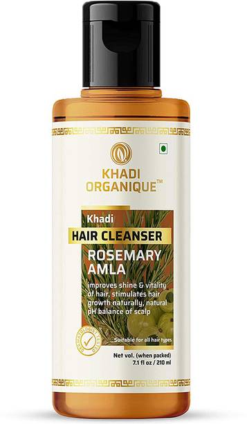 khadi ORGANIQUE Rose marry Amla Hair Cleanser / Shampoo 100 % organic For hair fall & split-ends Made from Rosemarry Ingredient