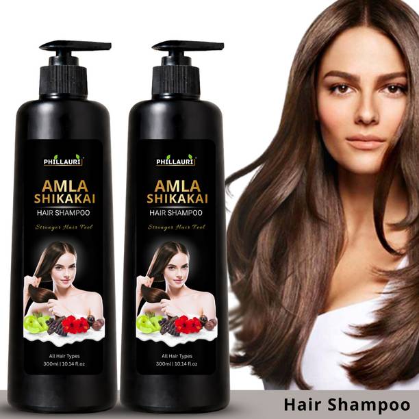 Phillauri Amla Shikakai Shampoo For Soft And Manageable Hair With Gentle Cleansing