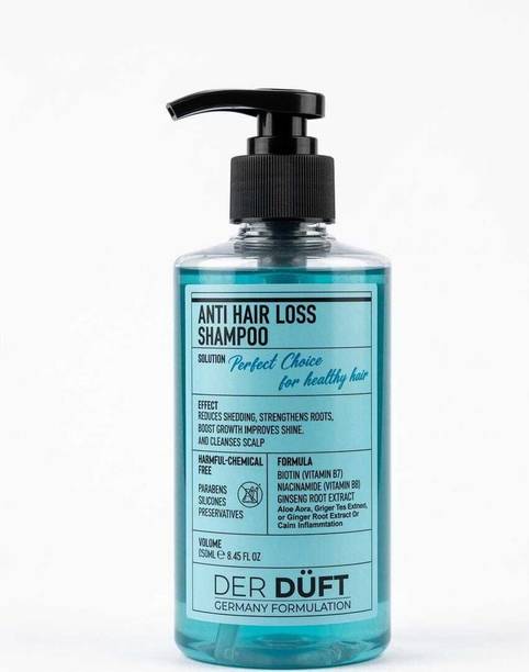 DER DUFT Anti-Hair Loss Shampoo - Biotin, Niacinamide & Ginseng | Germany Formulation