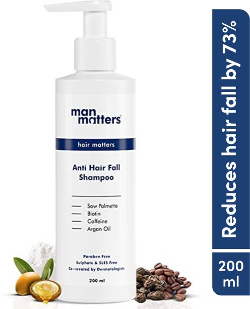 Man Matters DHT Blocker Anti Hair Fall Shampoo | Biotin, Caffeine, Argan Oil & Saw Palmetto Price in India