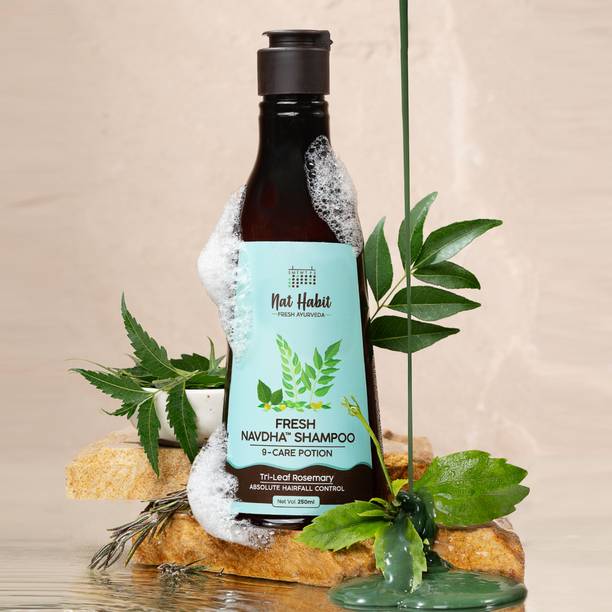 Nat Habit Natural Anti Hairfall Rosemary Shampoo For Women & Men, Sulphate & Paraben Free