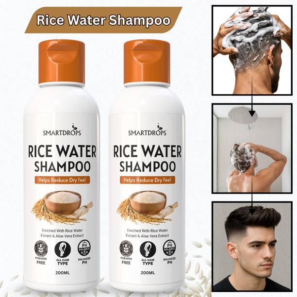 smartdrops Rice Water With Aloe Vera Hair Shampoo Hair Growth & Hairfall Control Shampoo
