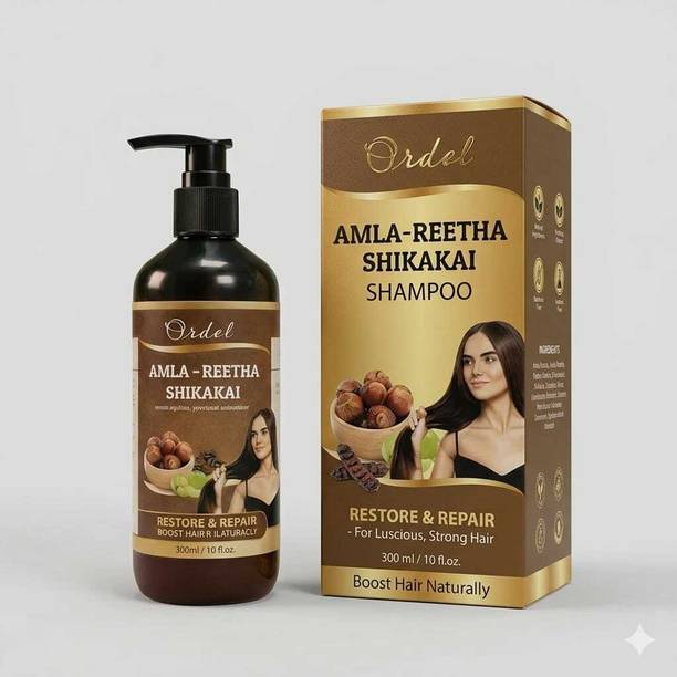 ordot Amla Reetha Shikakai Shampoo (250 ml)