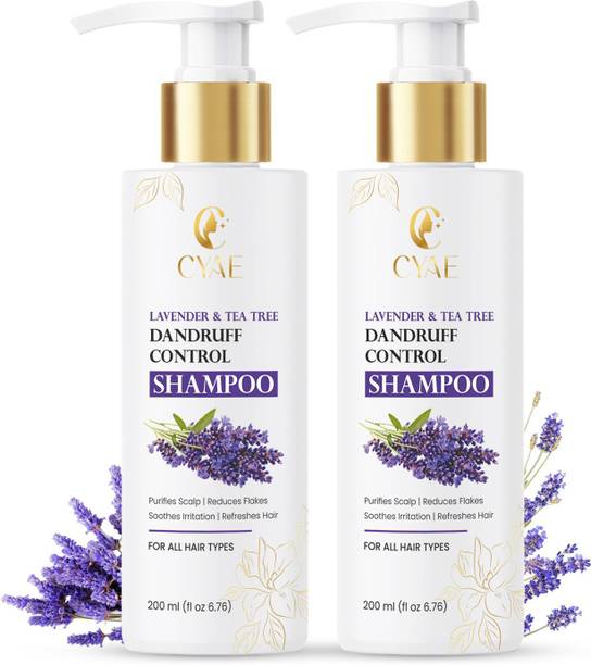 cyae Lavender & Tea Tree Dandruff Control Shampoo–Purifies Scalp–For All Hair Types