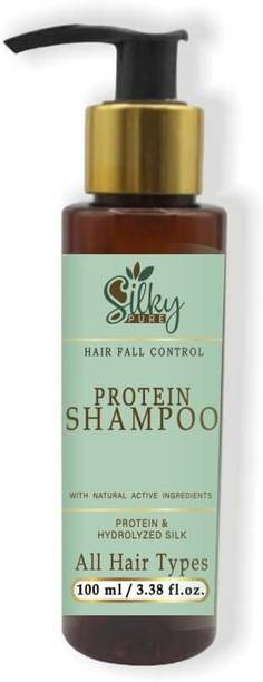 SILKY PURE Protien Shampoo For All Hair Types, Control Hairfall, Repairs Dry & Damaged Hair