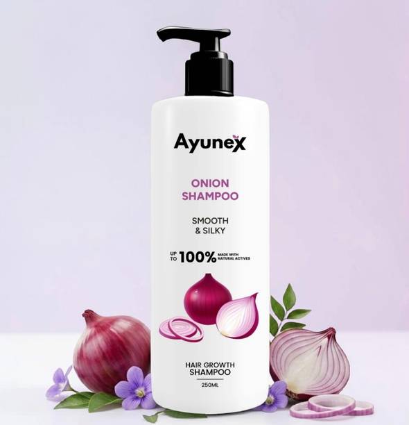 AYUNEX Onion Shampoo 250 ml for Soft, Smooth & Shiny Hair