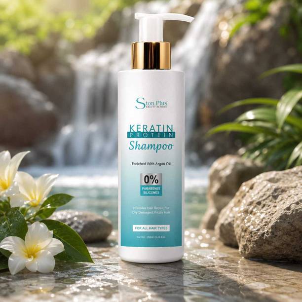Ston Plus Keratin Protein Shampoo with Argan Oil | Sulfate-Free Hair Repair 250ml*