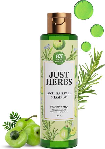 Just Herbs Anti Hair fall Shampoo with Rosemary Amla & 12 Ayurvedic Herbs