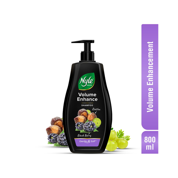 Nyle Natural Volume Enhance Shampoo With Reetha & Blackberry