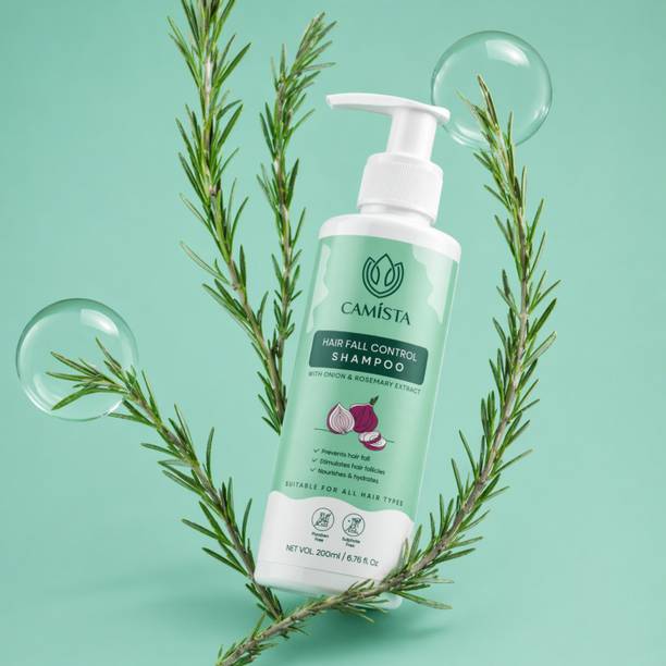 CAMISTA Hair Fall Control Shampoo with Onion & Rosemary Extract for Reduce Breakage