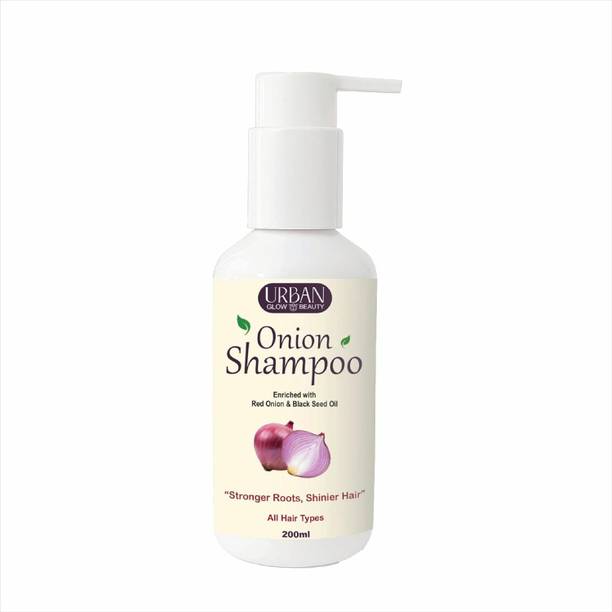 URBAN GLOW BEAUTY Onion shampoo for hair fall Red onion Black seed oil Hair control Sulphate free
