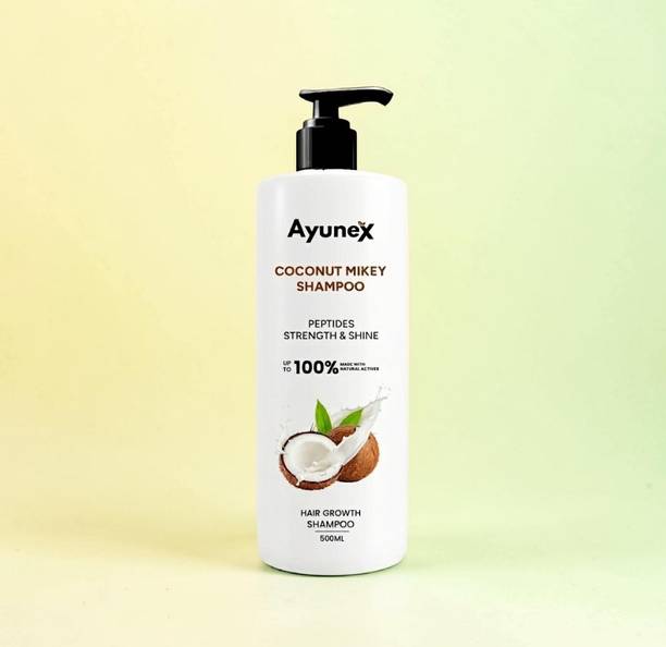 AYUNEX Coconut Milky Shampoo 500ml Frizz Control Hair Wash