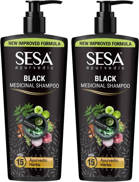 SESA Ayurvedic Shampoo for Hair Fall Control With 17 Natural Herbs