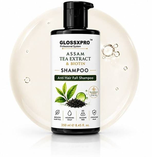 GLOSSXPRO Assam Tea Extract & Biotin Shampoo