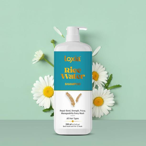 Loxia Rice Water Shampoo For Damage Repair, Keratin, Paraben and Sulphate Free