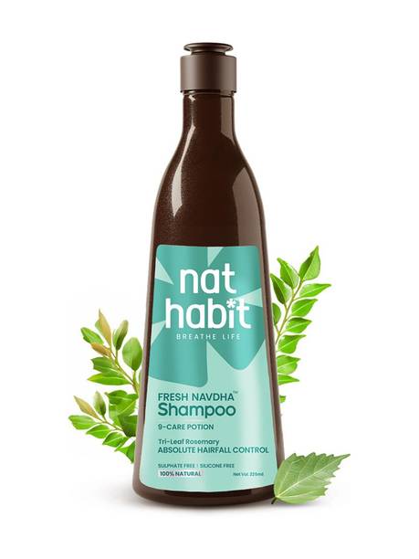 Nat Habit Natural Anti Hairfall Rosemary Shampoo For Women & Men, Sulphate & Paraben Free