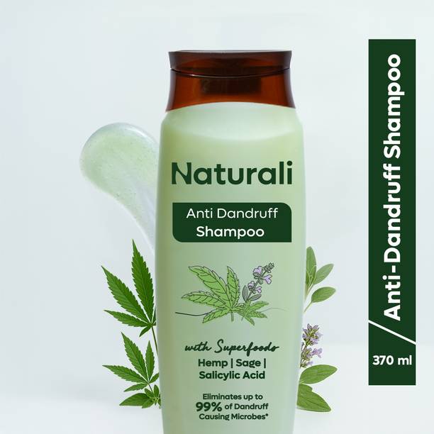 Naturali Anti Dandruff Shampoo | Up To 100% Relief with Salicylic Acid | Sulfate free