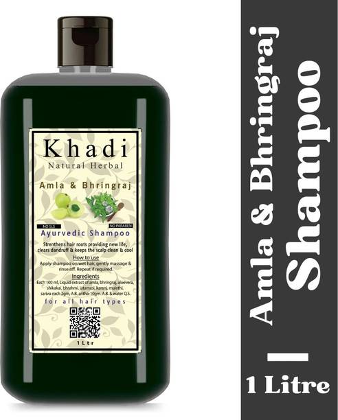 khadi natural herbal Amla and Bhringraj Shampoo 1 Litre