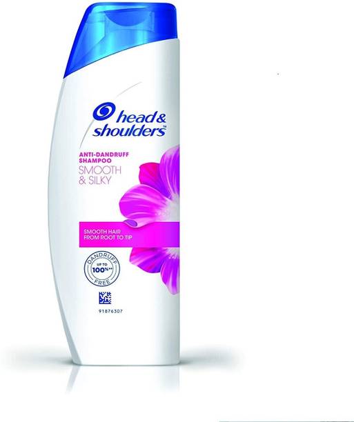 HEAD & SHOULDERS Smooth & Silk Shampoo Pack of 1 (340 ml)