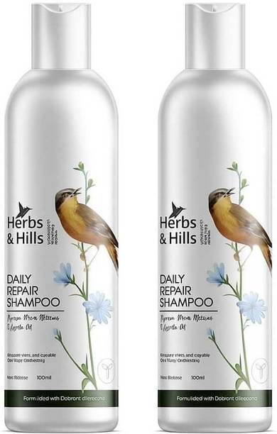 Herbs & hills DAILY REPAIR SHAMPOO PACK OF 2 EACH 100ML PACK HH2 100ML PACK