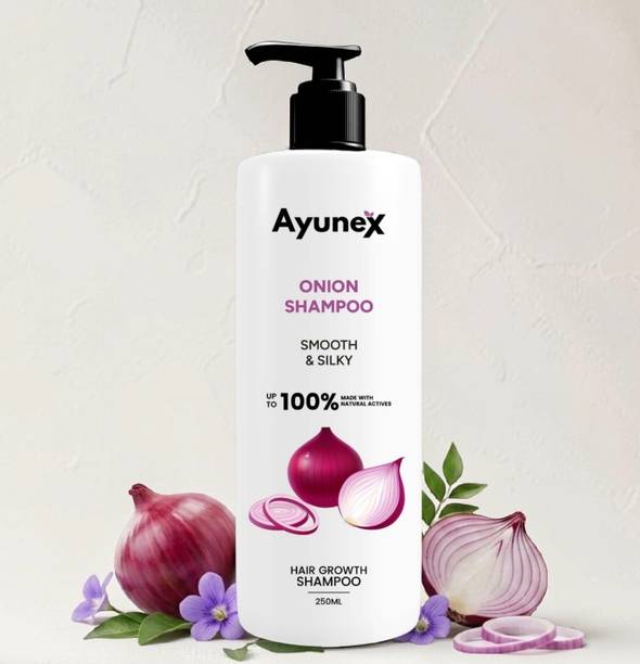 AYUNEX Herbal Onion Shampoo 250 ml for Healthy Hair Care
