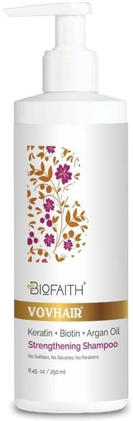 Biofaith Vovhair Keratin+Biotin+Argan Oil Shampoo-Sulfates, Silicones & parabens Free
