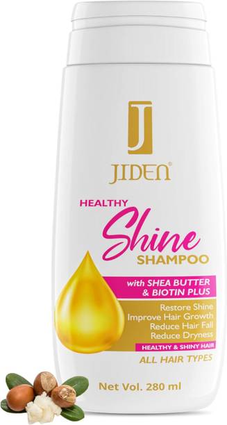 JIDEN Healthy Shine Shampoo -Shea Butter/Biotin Plus for Intense Moisture/Hair Growth