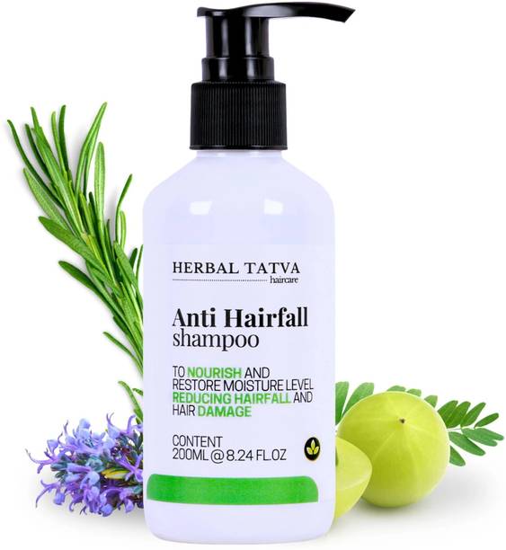Herbal Tatva Anti Hairfall Shampoo for Hair Fall Control, Sulphate Paraben Free