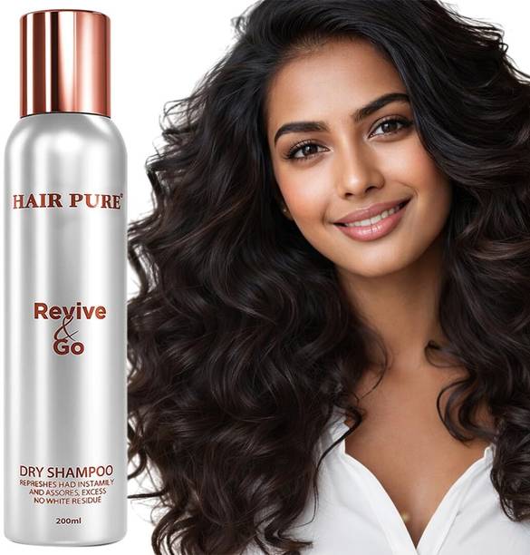 Hair Pure Dry Shampoo Spray | Instant Freshness, Oil Control & Volume Boost for Hair