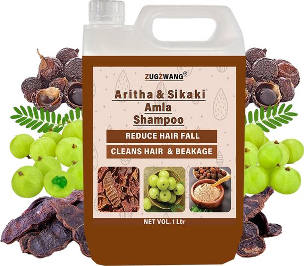 ZugZwang Amla Reetha Shikakai Shampoo with Natural Ingredients & Anti Dandruff Shampoo