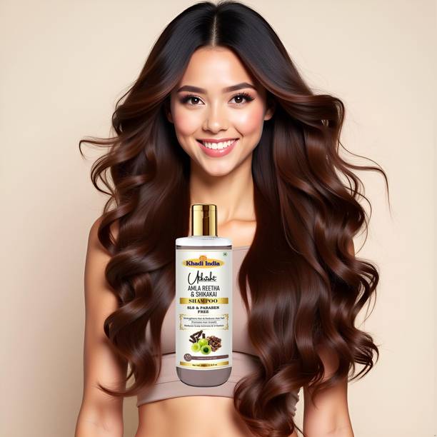 Utkrisht Khadi Shikakai Amla Reetha Shampoo for Dry Scalp and Hair Hydration