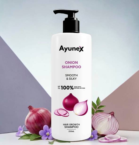 AYUNEX Onion Hair Cleanser Shampoo 250 ml for All Hair Types