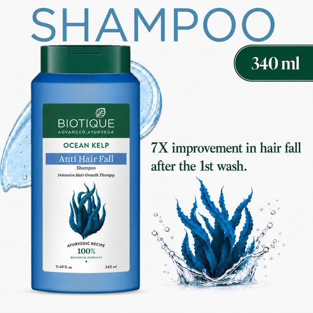 BIOTIQUE Ocean Kelp Anti Hair Fall Shampoo | Intense Hair Growth Therapy