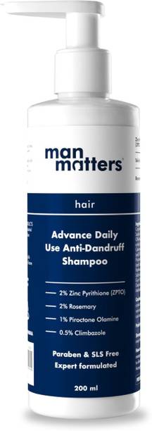 Man Matters Advance Daily Use Anti Dandruff Shampoo with ZPTO |Fights Dandruff & Itchy Scalp