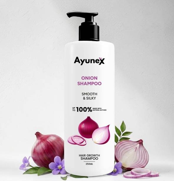 AYUNEX Onion Shampoo 250 ml Smooth & Manageable Hair Wash