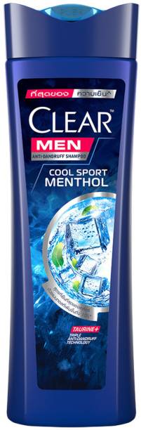 Clear Men Cool Sport Menthol Anti-Dandruff Shampoo, Removes Grease