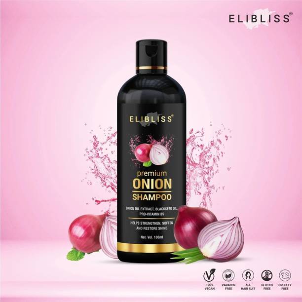 ELIBLISS Premium Onion Shampoo for Hair Regrowth And Hair fall Control (100ml)