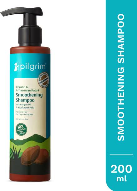 Pilgrim Patua 10X Keratin Hair Smoothening Shampoo for Men & Women|Frizzy & Dry Hair