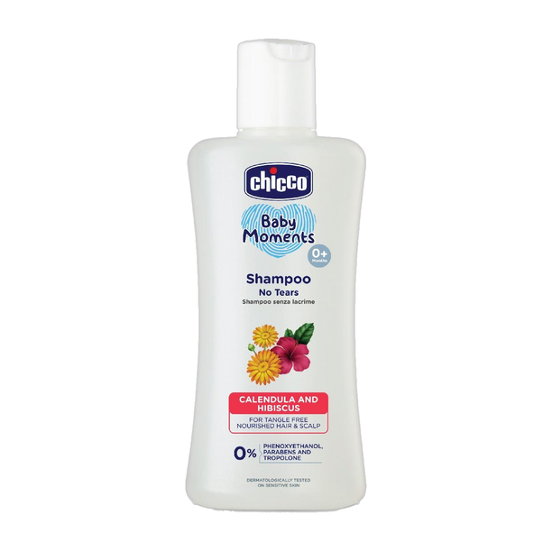 Chicco No-Tears Shampoo for Baby, Phenoxyethanol & Paraben Free, 0M+