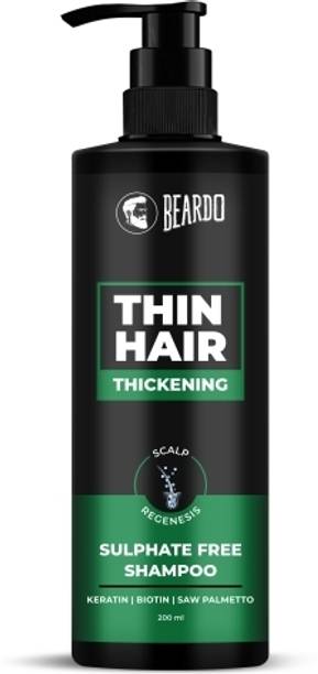 BEARDO Thin Hair Thickening Sulphate Free Shampoo | For Strong & Thick Hair