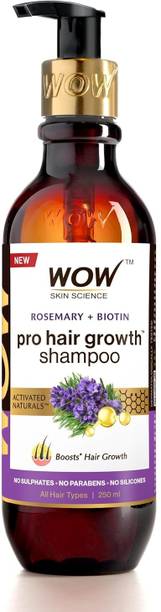 WOW SKIN SCIENCE Rosemary & Biotin Hair Growth Shampoo | Fights Fall | Grows New|