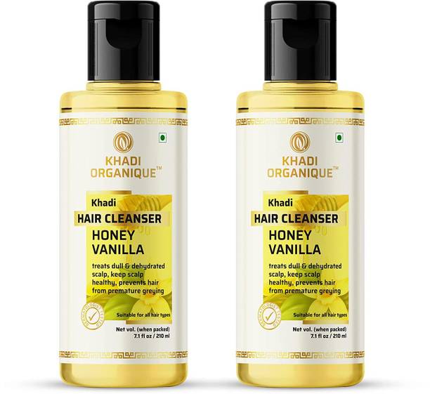 khadi ORGANIQUE shampoo/Hair cleanser Honey and Vanilla
