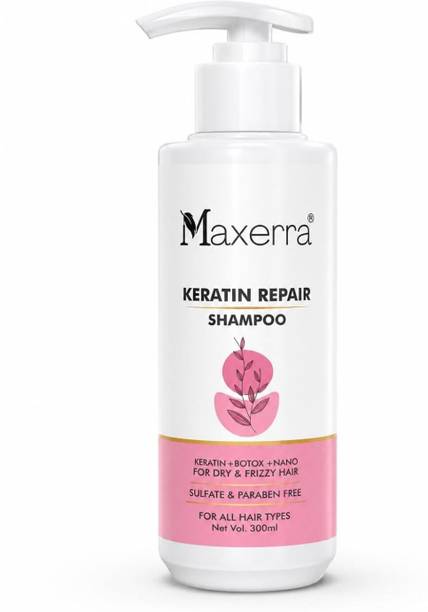 Maxerra Keratin Repair Shampoo for Dry & Frizzy Hair | 300ml